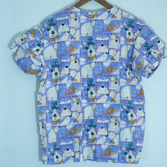 Christmas Scrub Top - Picture 5 of 5